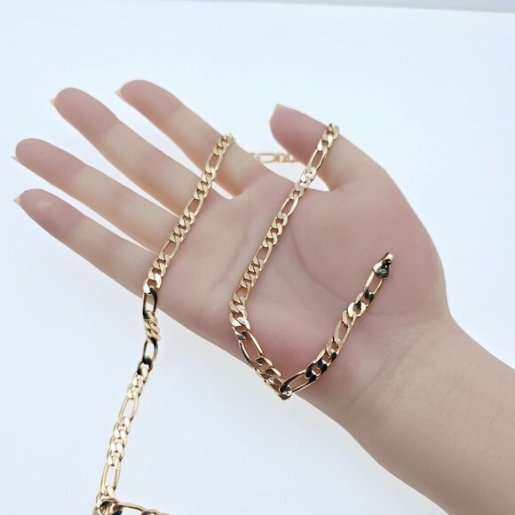 Rose Gold Link Chain Necklace for Women - 19.6 Inch Length, XPNL0075 - Picture 12 of 12